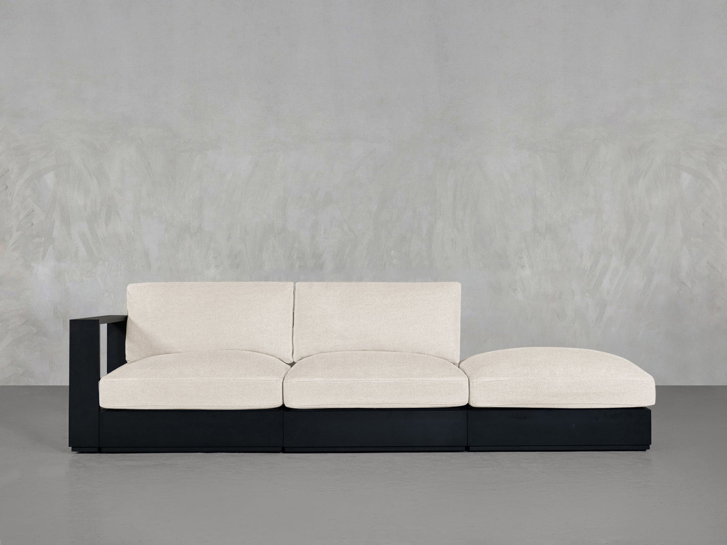 3 - Seat Modular Lounger Sofa Aluminum Outdoor - AZ Discount Furniture & Mattress