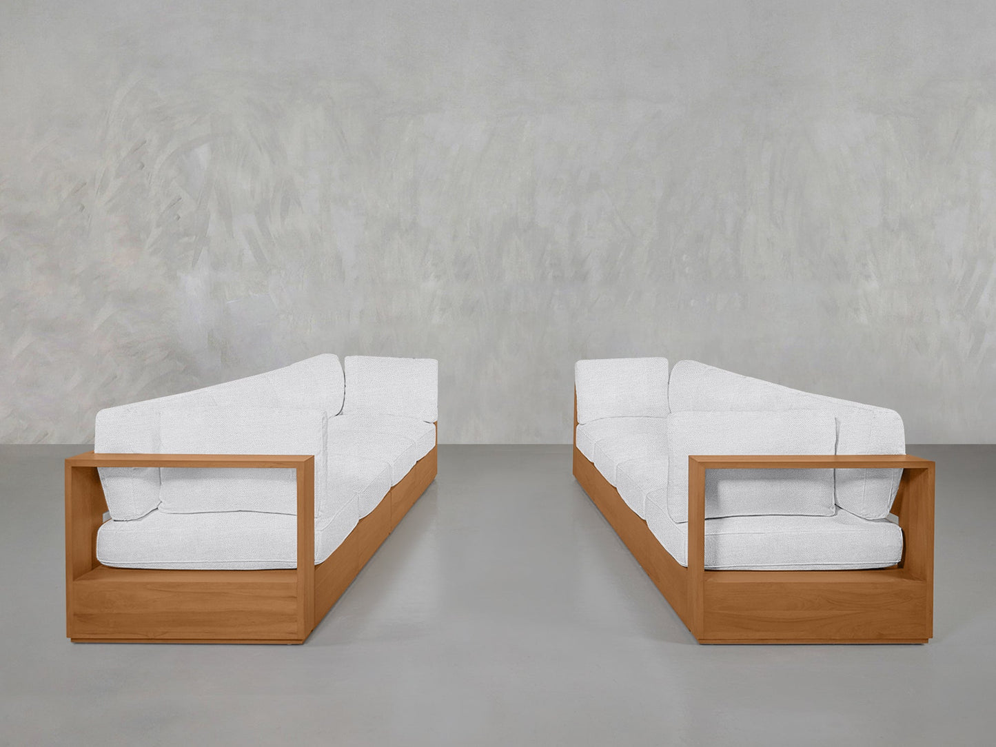 4-4 Sofa Set Teak Outdoor - AZ Discount Furniture & Mattress