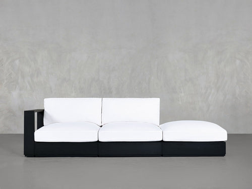 3 - Seat Modular Lounger Sofa Aluminum Outdoor - AZ Discount Furniture & Mattress