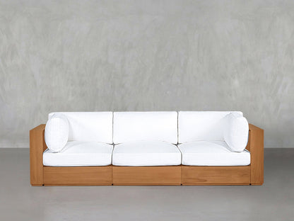 3-Seat Modular Sofa Teak Outdoor - AZ Discount Furniture & Mattress
