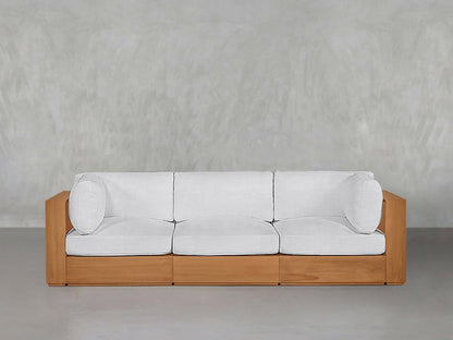 3-Seat Modular Sofa Teak Outdoor - AZ Discount Furniture & Mattress