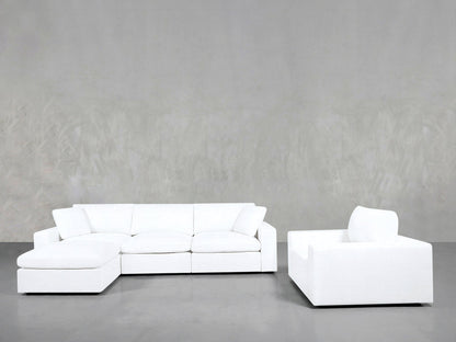 4 - 1 Sectional & Armchair Set - AZ Discount Furniture & Mattress