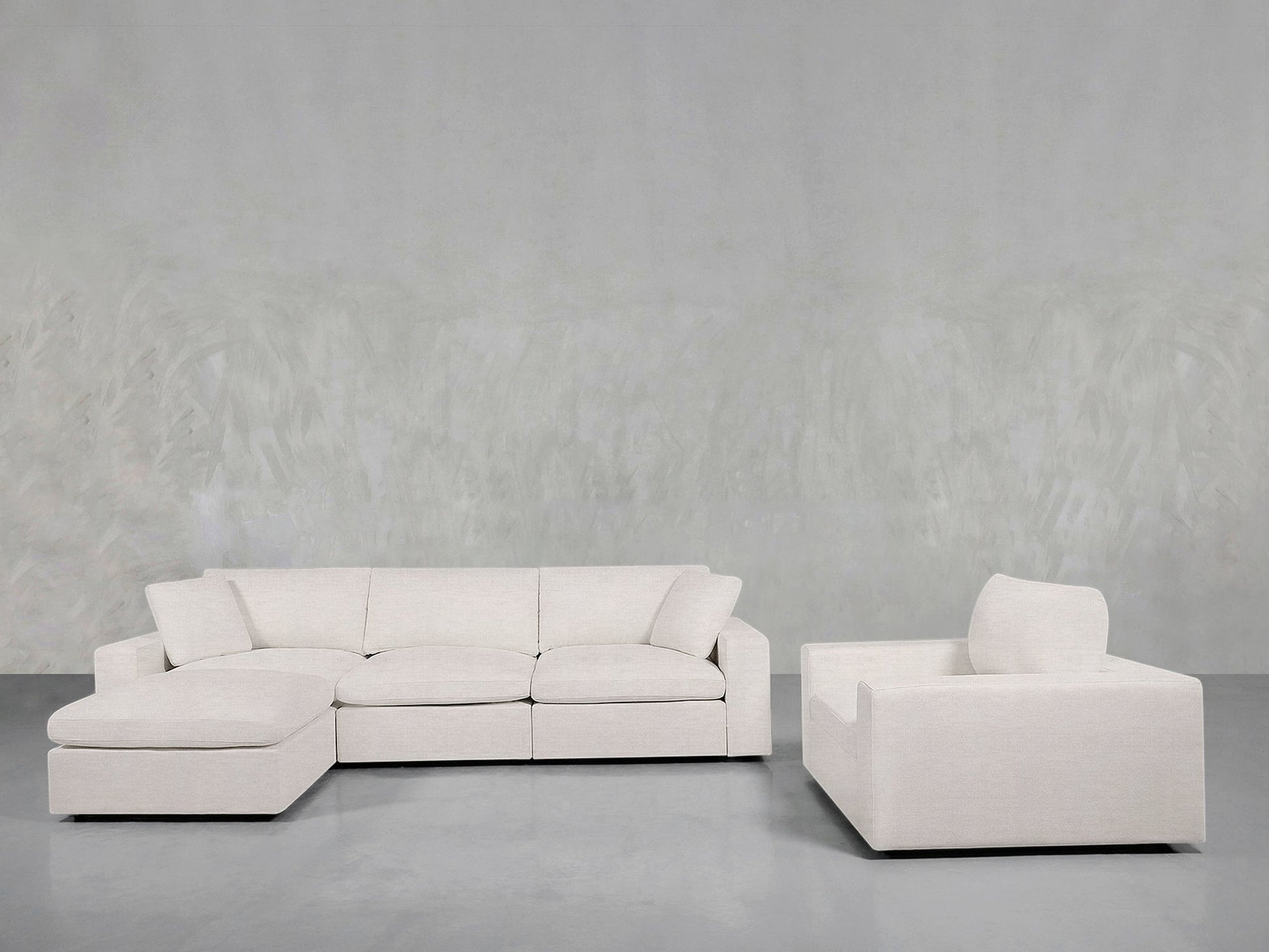 4 - 1 Sectional & Armchair Set - AZ Discount Furniture & Mattress