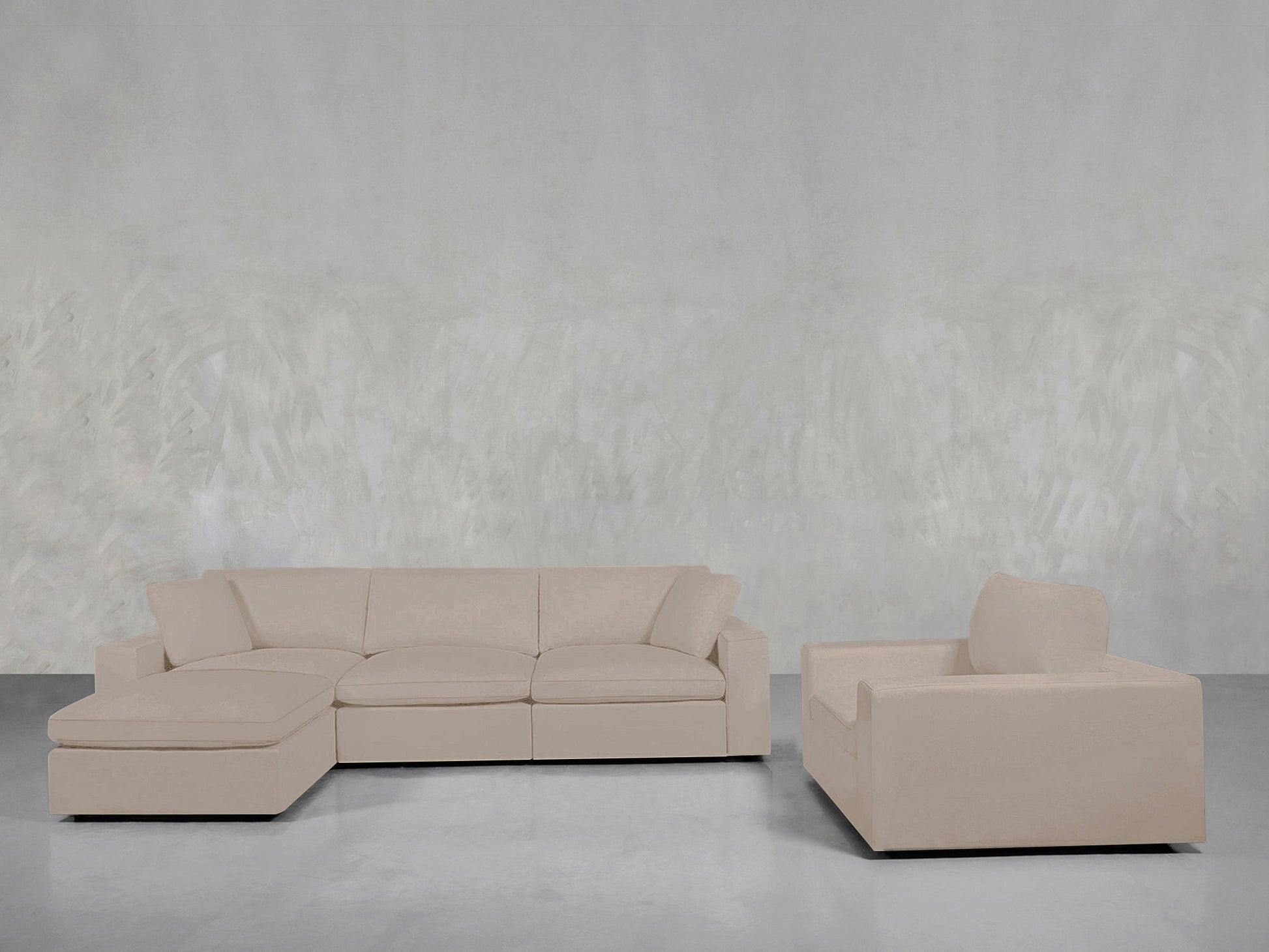 4 - 1 Sectional & Armchair Set - AZ Discount Furniture & Mattress
