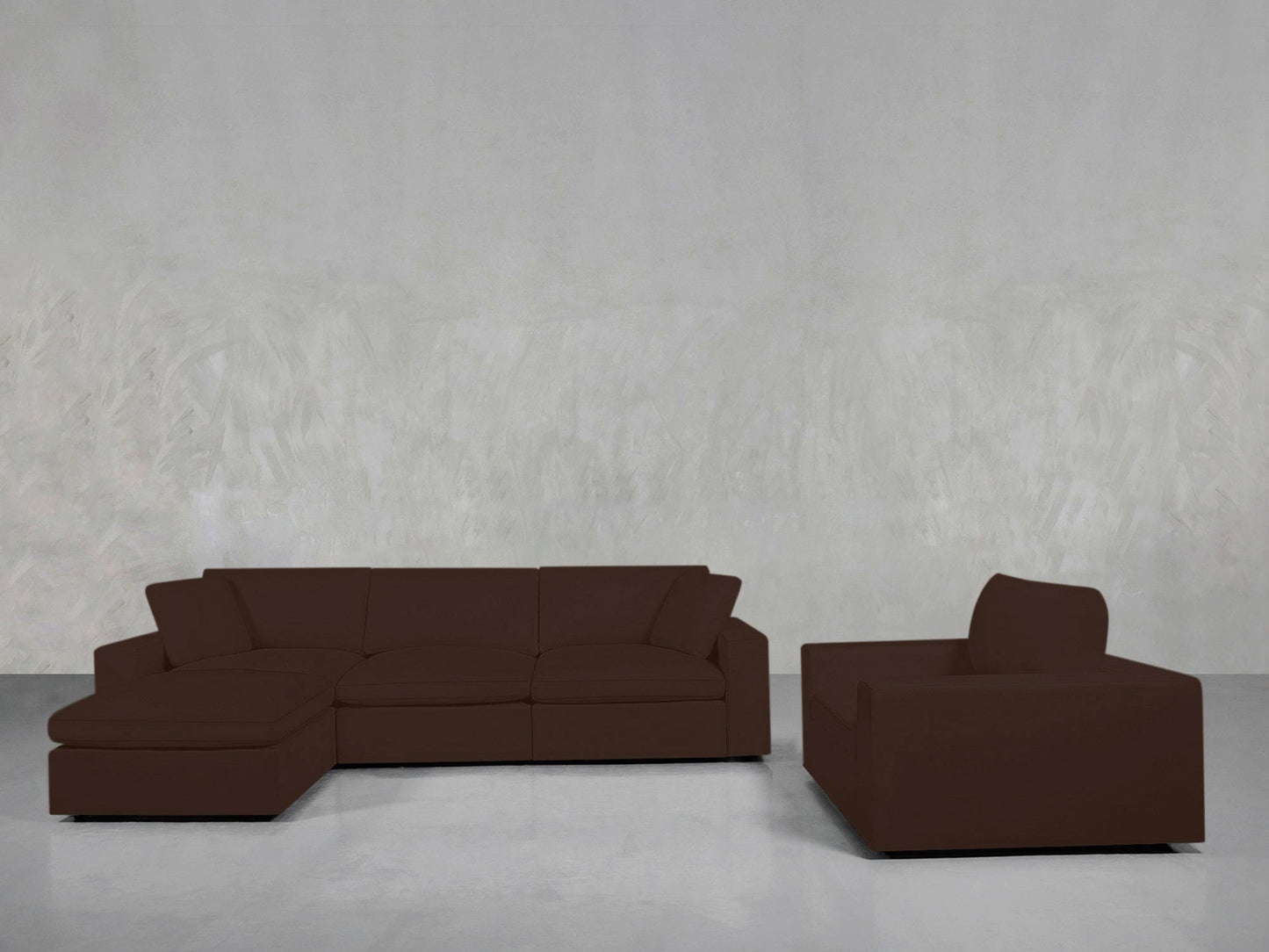 4 - 1 Sectional & Armchair Set - AZ Discount Furniture & Mattress