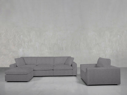 4 - 1 Sectional & Armchair Set - AZ Discount Furniture & Mattress