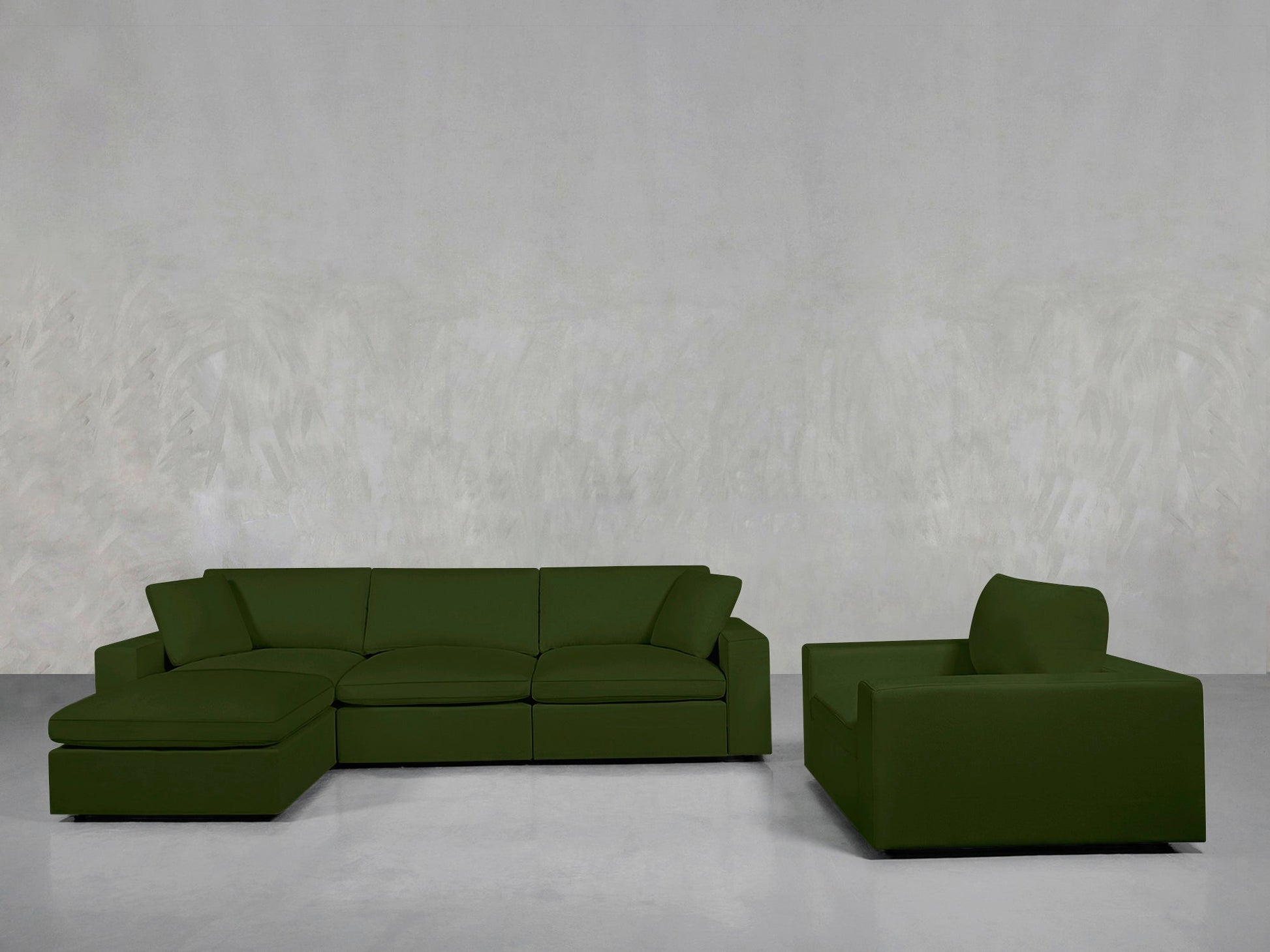 4 - 1 Sectional & Armchair Set - AZ Discount Furniture & Mattress