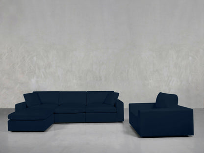 4 - 1 Sectional & Armchair Set - AZ Discount Furniture & Mattress