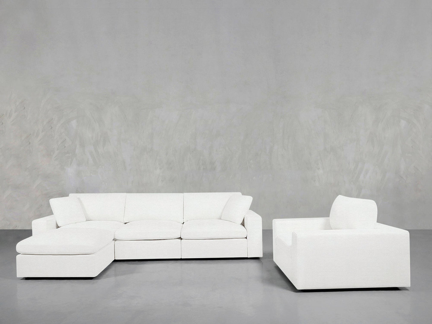 4 - 1 Sectional & Armchair Set - AZ Discount Furniture & Mattress