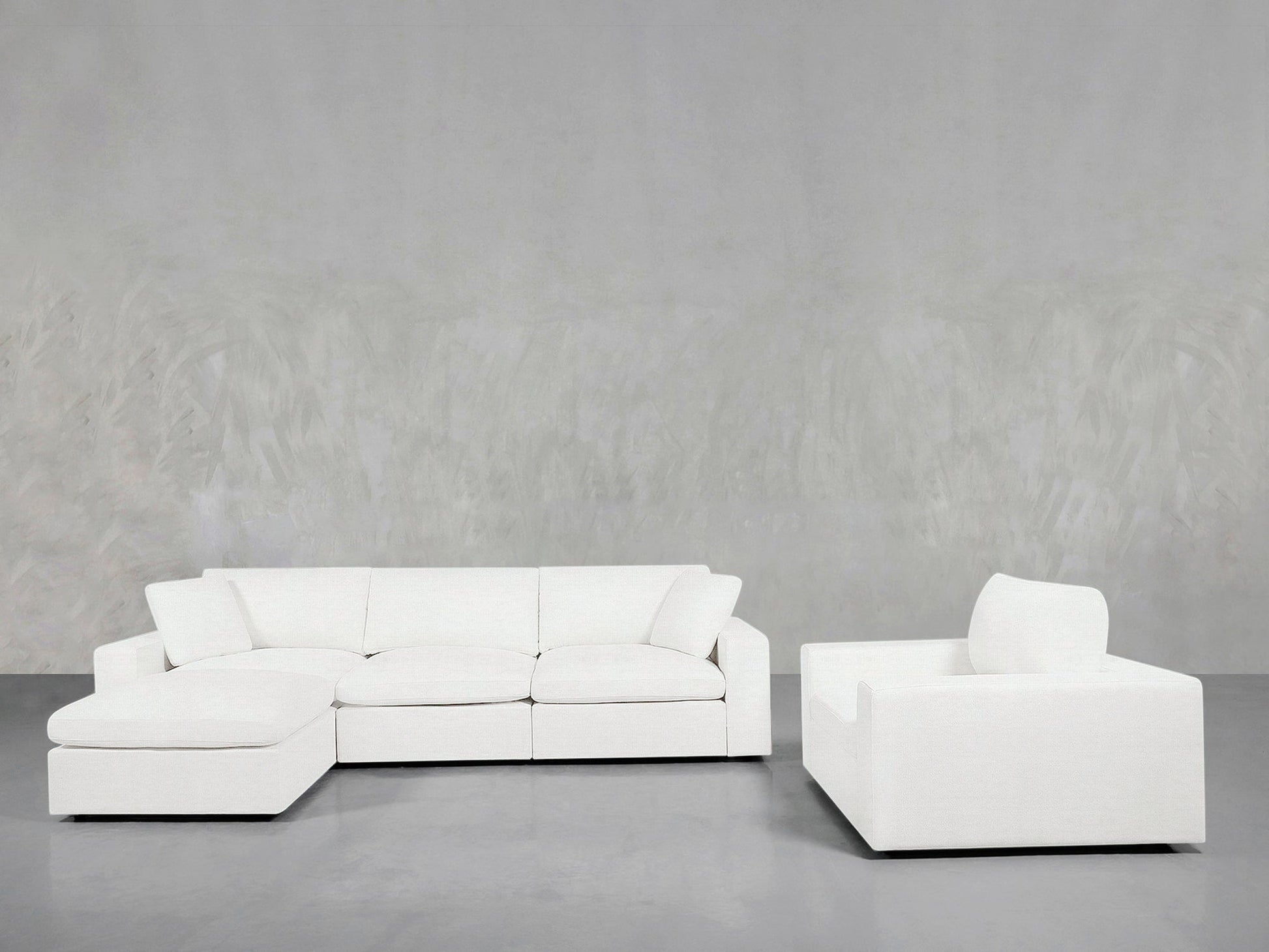 4 - 1 Sectional & Armchair Set - AZ Discount Furniture & Mattress
