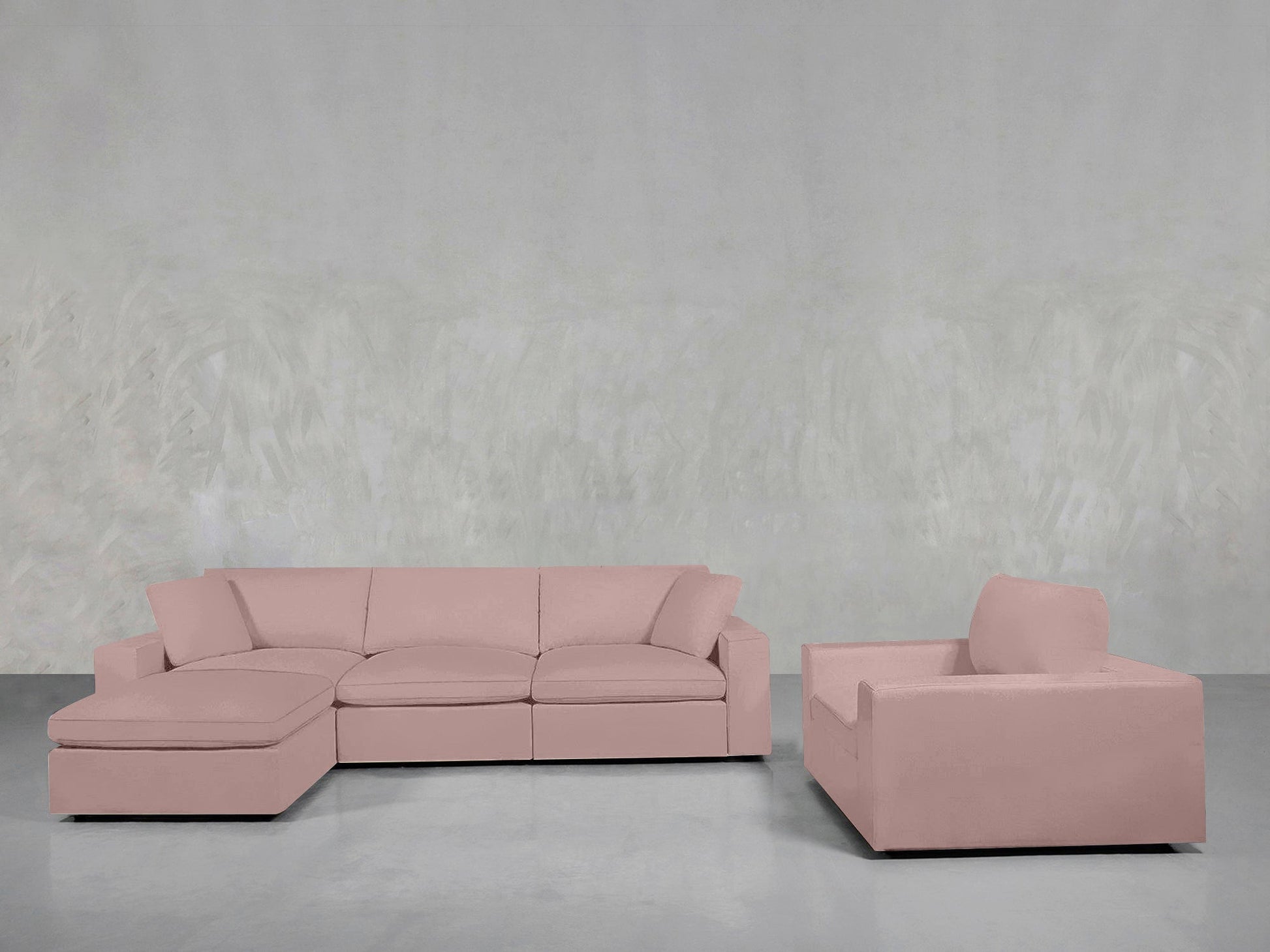 4 - 1 Sectional & Armchair Set - AZ Discount Furniture & Mattress
