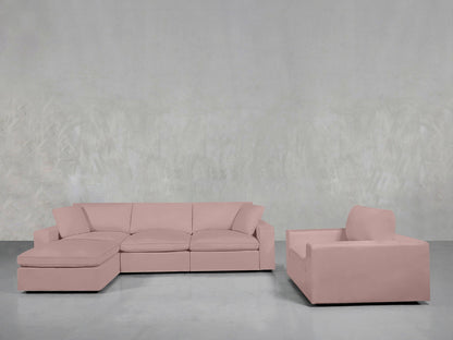 4 - 1 Sectional & Armchair Set - AZ Discount Furniture & Mattress