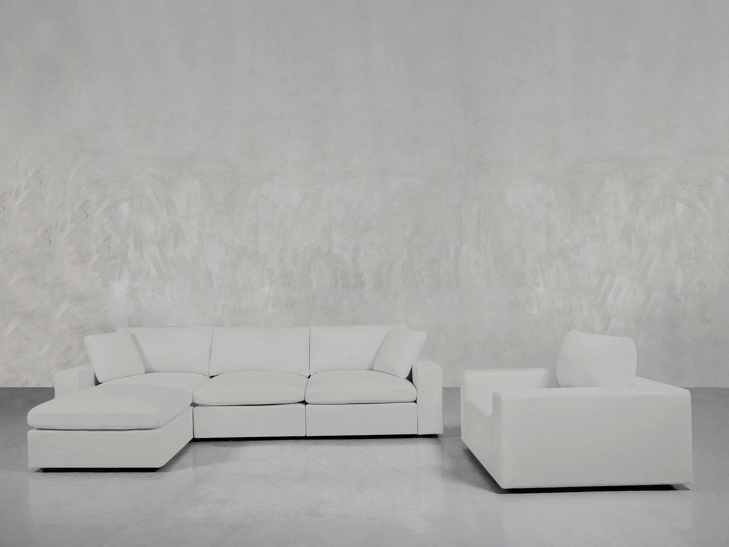 4 - 1 Sectional & Armchair Set - AZ Discount Furniture & Mattress