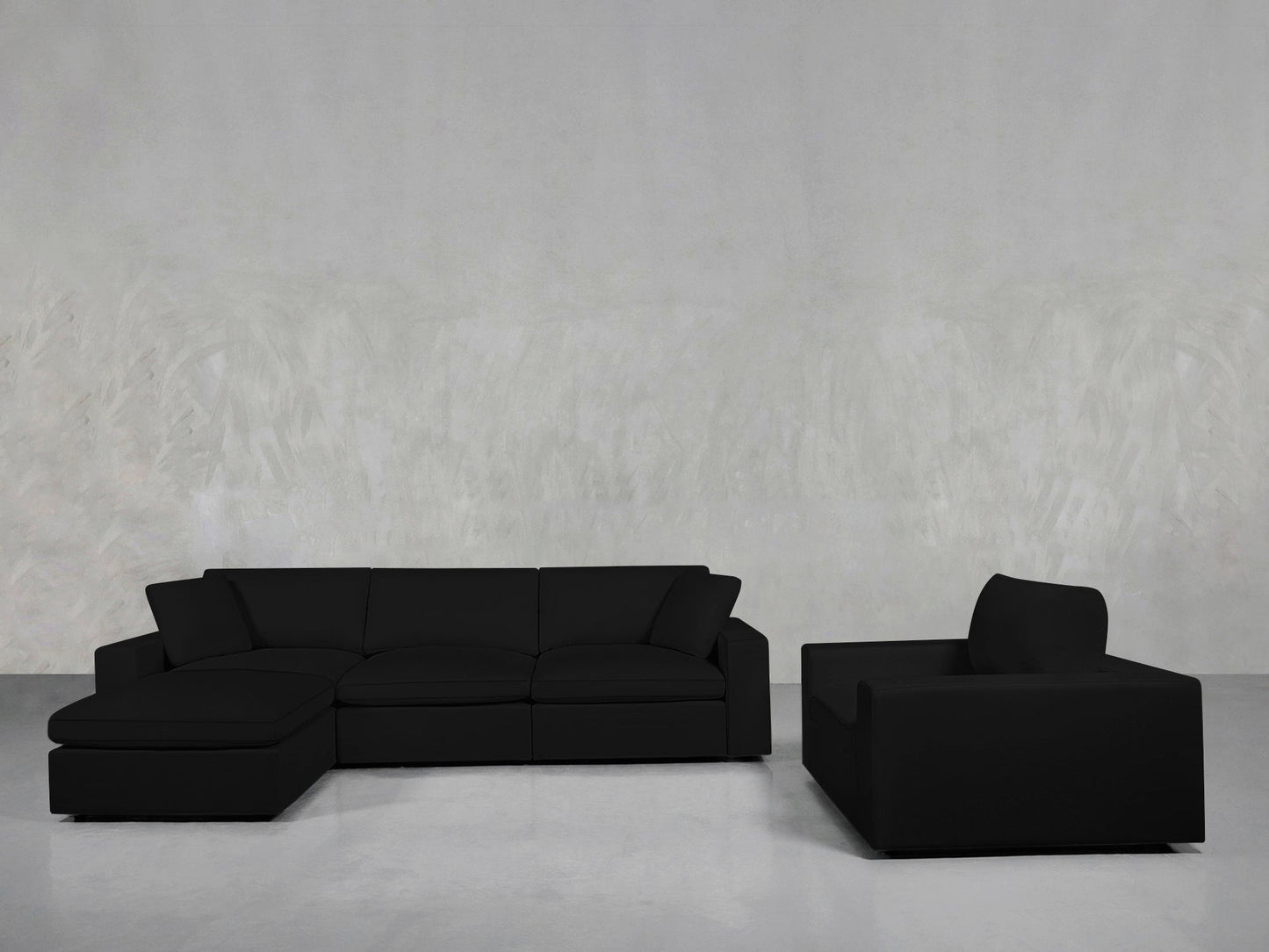 4 - 1 Sectional & Armchair Set - AZ Discount Furniture & Mattress
