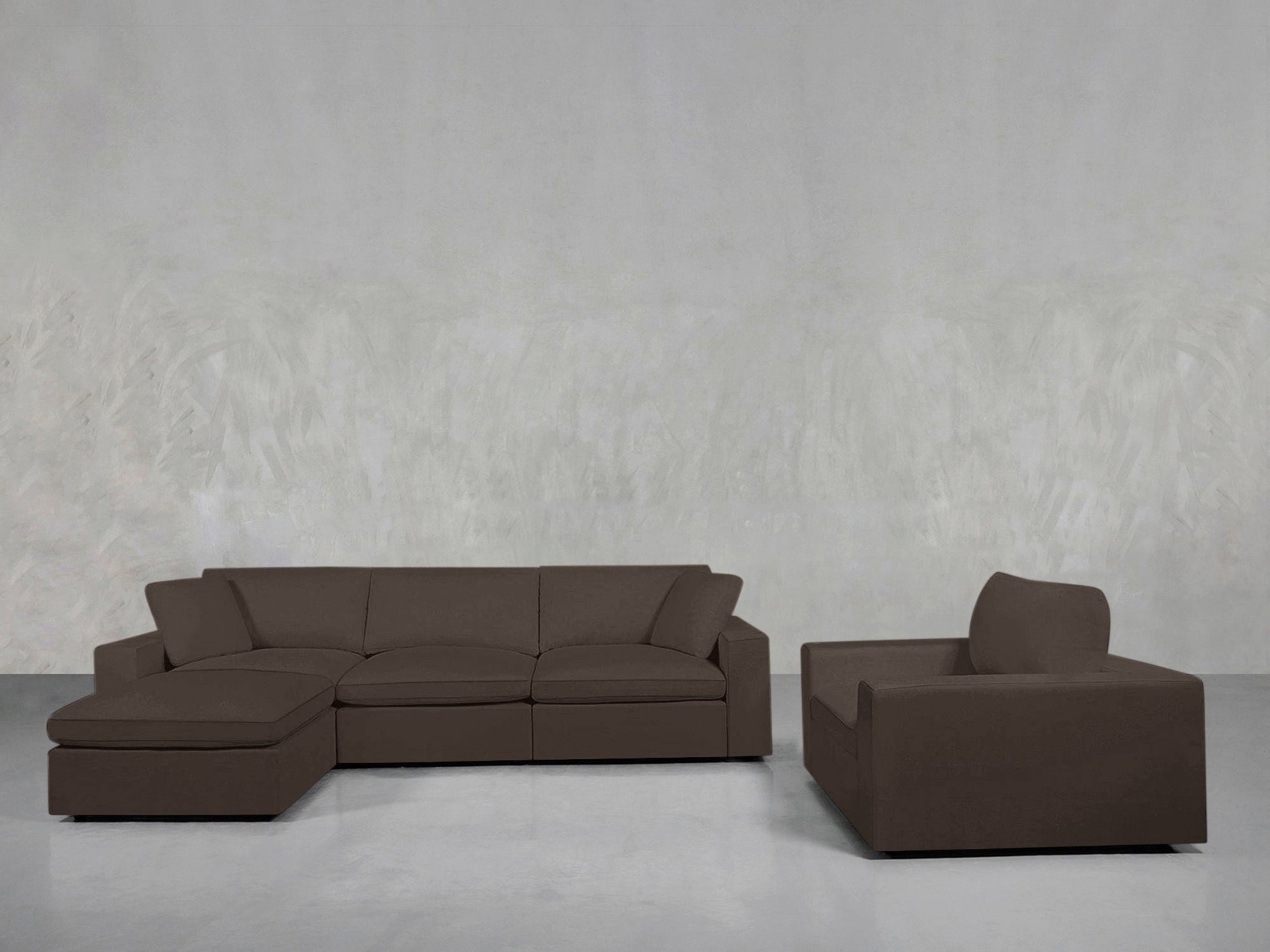 4 - 1 Sectional & Armchair Set - AZ Discount Furniture & Mattress