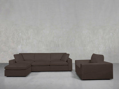 4 - 1 Sectional & Armchair Set - AZ Discount Furniture & Mattress