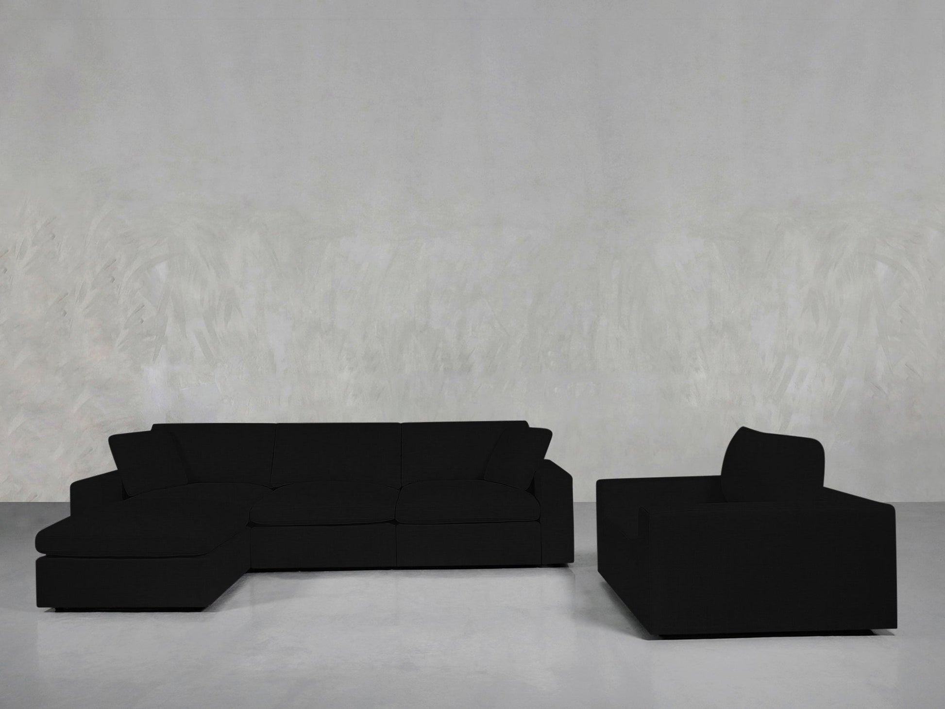 4 - 1 Sectional & Armchair Set - AZ Discount Furniture & Mattress