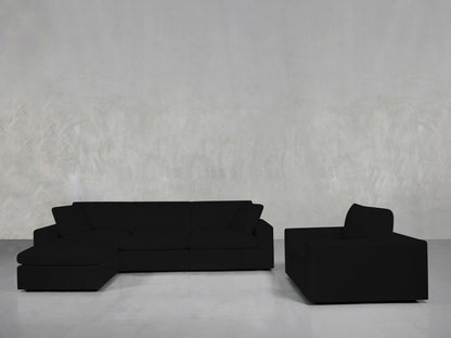4 - 1 Sectional & Armchair Set - AZ Discount Furniture & Mattress