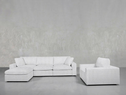 4 - 1 Sectional & Armchair Set - AZ Discount Furniture & Mattress