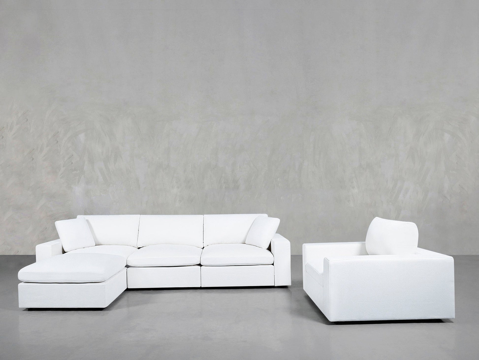 4 - 1 Sectional & Armchair Set - AZ Discount Furniture & Mattress