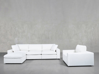 4 - 1 Sectional & Armchair Set - AZ Discount Furniture & Mattress