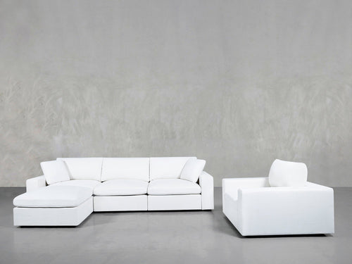 4 - 1 Sectional & Armchair Set - AZ Discount Furniture & Mattress