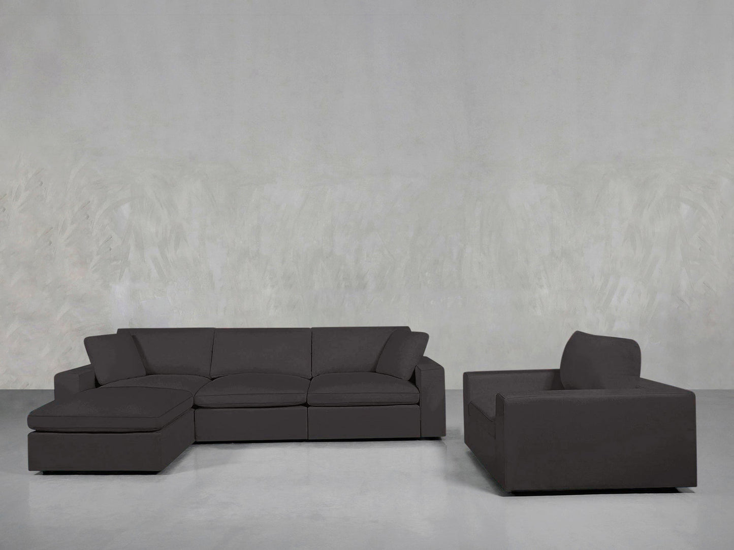 4 - 1 Sectional & Armchair Set - AZ Discount Furniture & Mattress