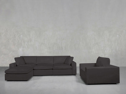 4 - 1 Sectional & Armchair Set - AZ Discount Furniture & Mattress