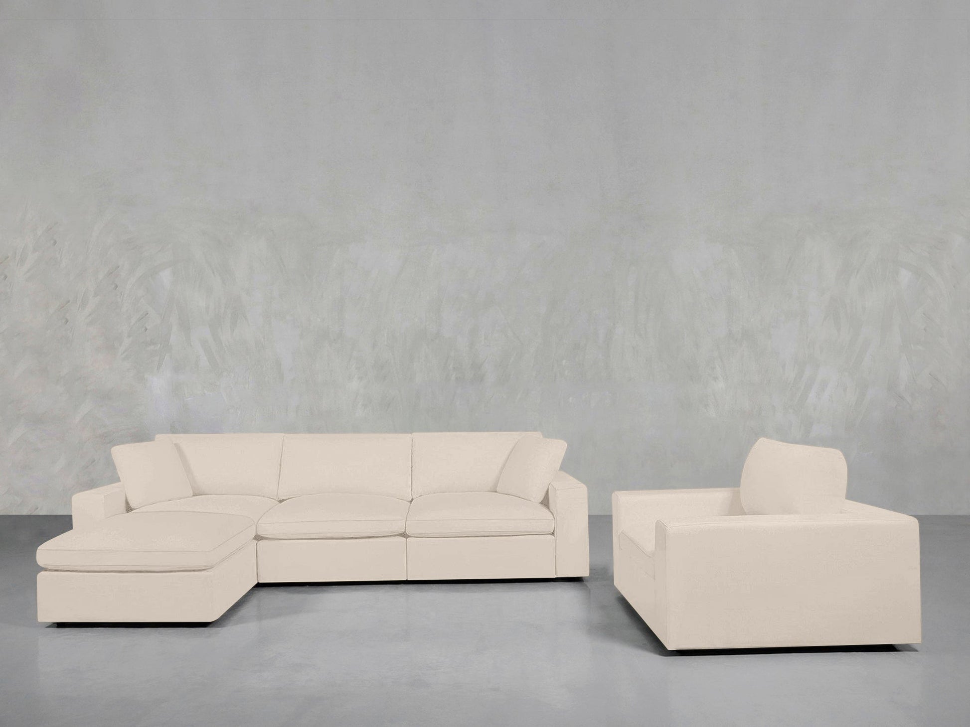 4 - 1 Sectional & Armchair Set - AZ Discount Furniture & Mattress