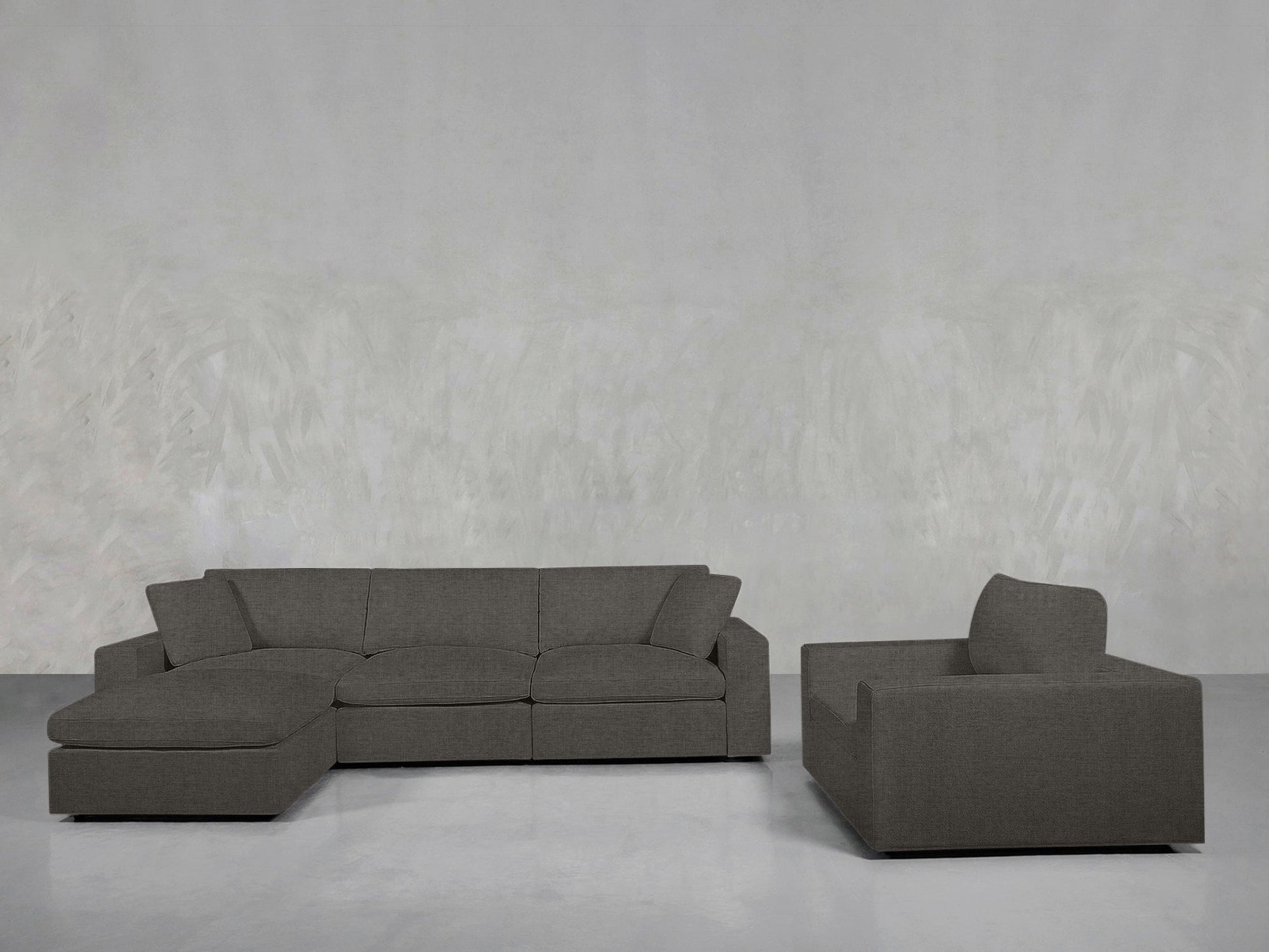 4 - 1 Sectional & Armchair Set - AZ Discount Furniture & Mattress