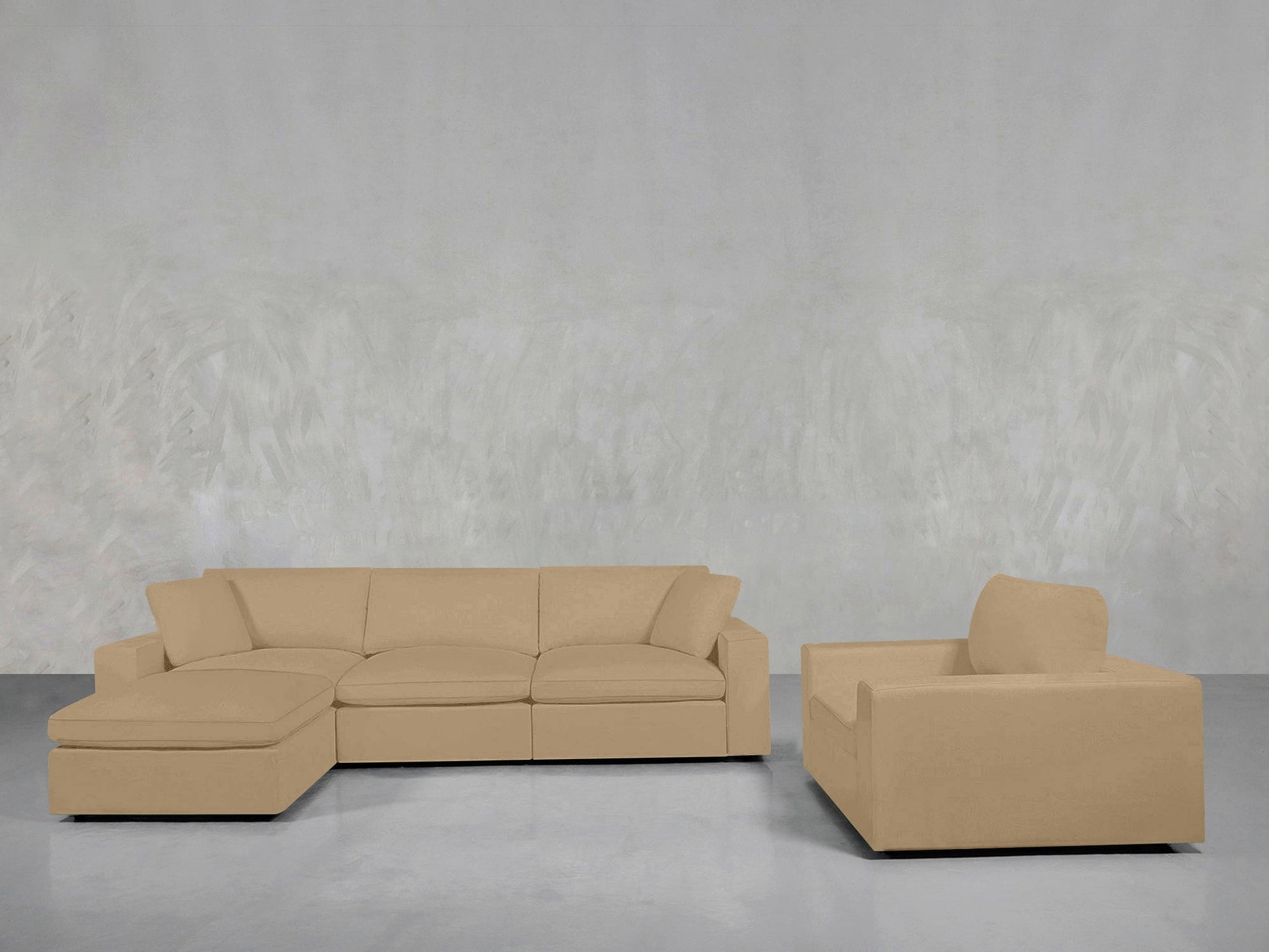 4 - 1 Sectional & Armchair Set - AZ Discount Furniture & Mattress