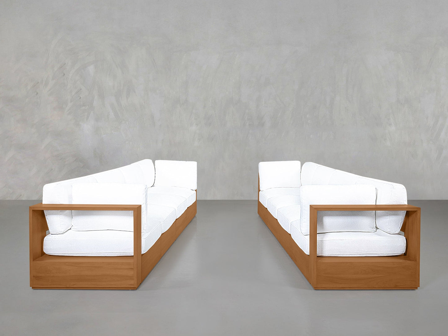 4-4 Sofa Set Teak Outdoor - AZ Discount Furniture & Mattress