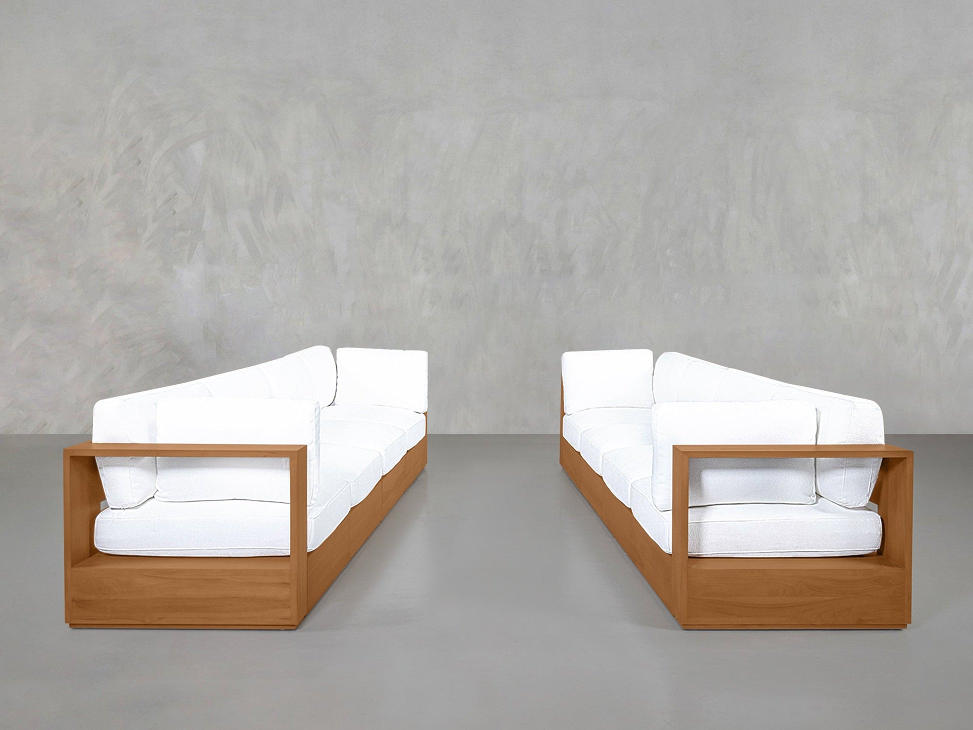 4-4 Sofa Set Teak Outdoor - AZ Discount Furniture & Mattress