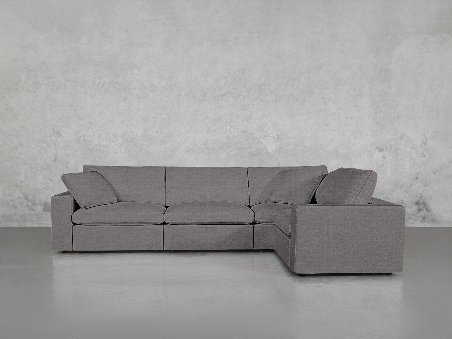4-Seat Modular Corner Right Sectional