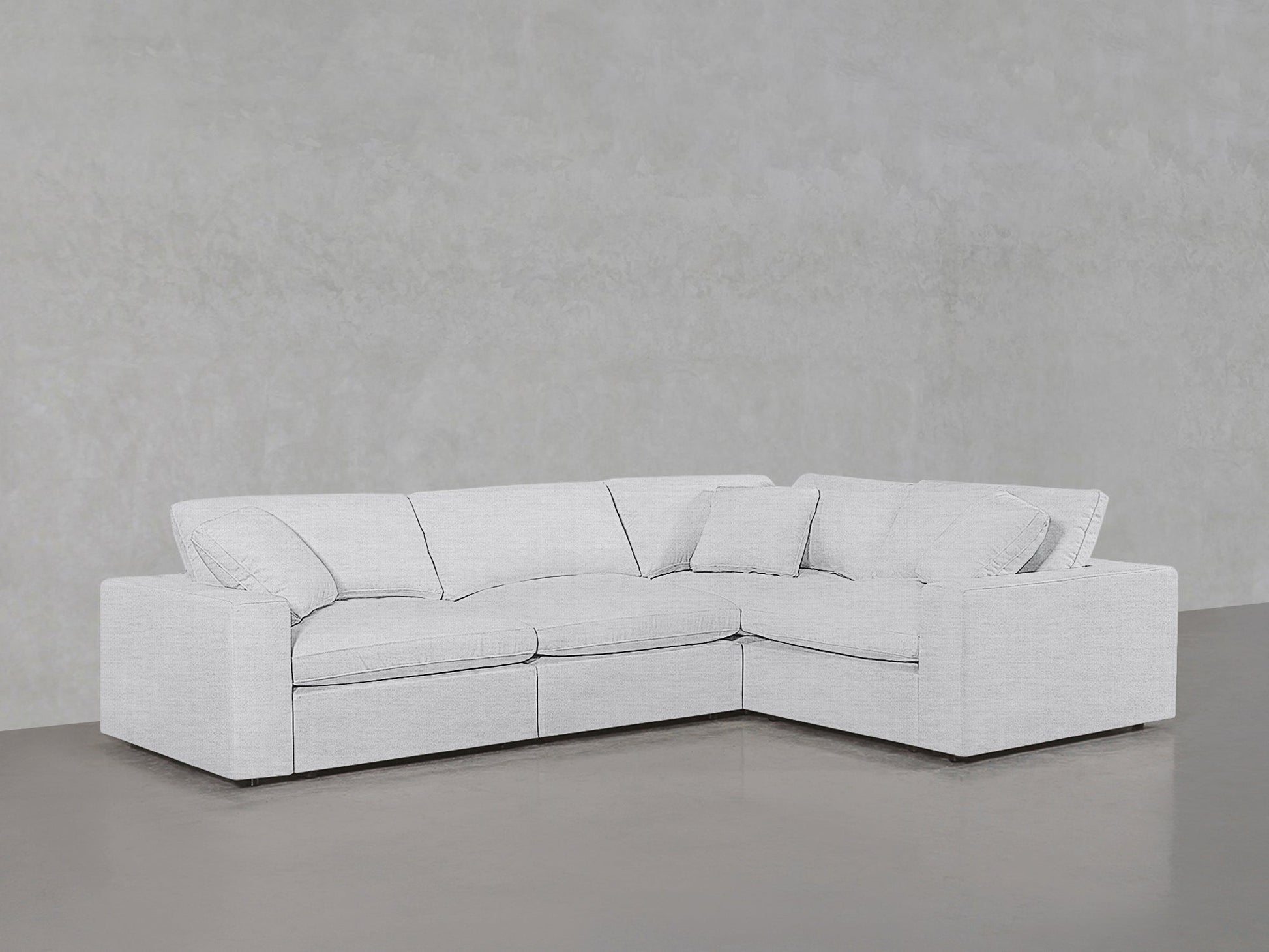 4-Seat Modular Corner Sectional - Extra-Deep - AZ Discount Furniture & Mattress