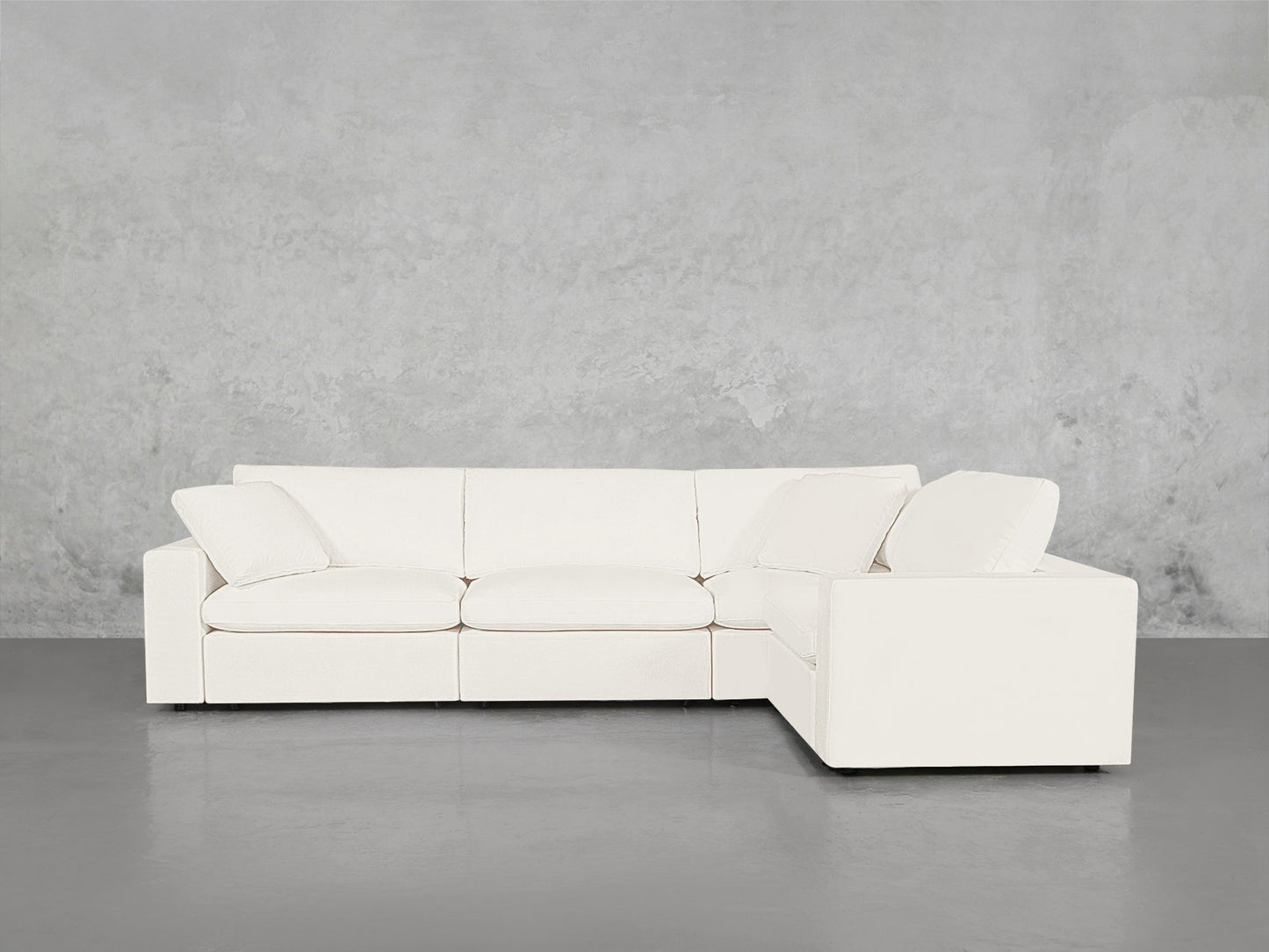 4-Seat Modular Corner Right Sectional