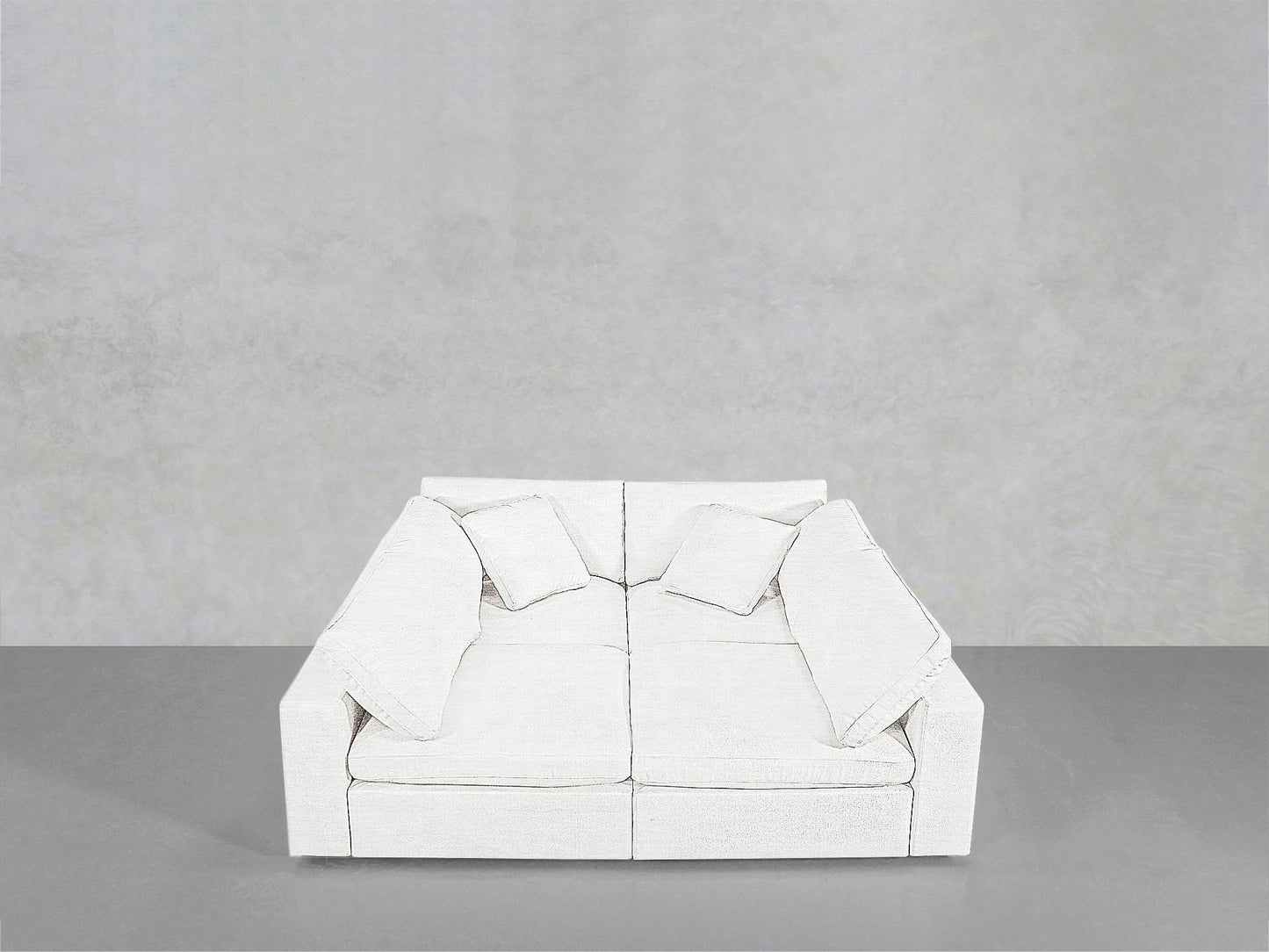 4 - Seat Modular Open Corner Sectional - AZ Discount Furniture & Mattress