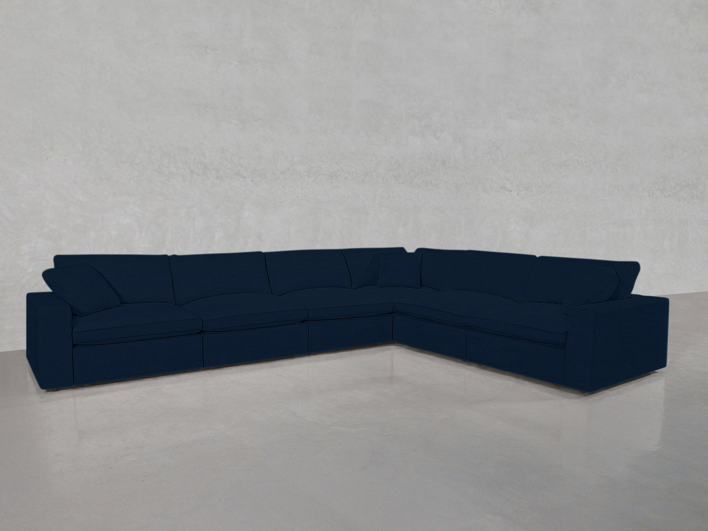 6-Seat Modular Corner Right Sectional
