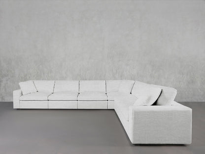 6-Seat Modular Corner Right Sectional