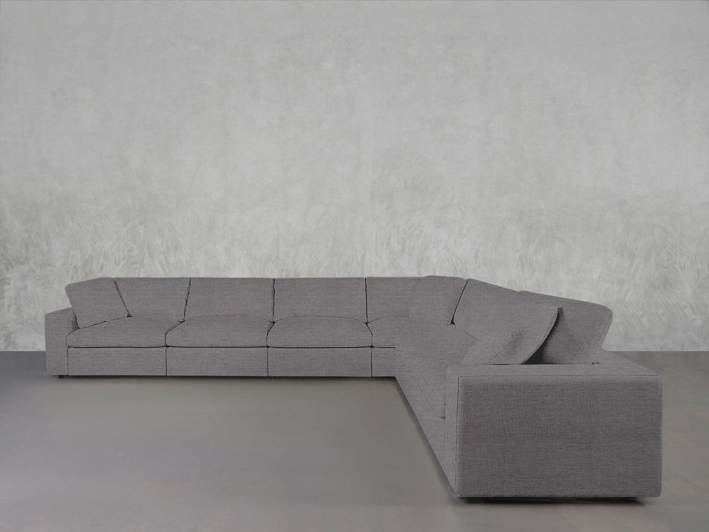 6-Seat Modular Corner Right Sectional