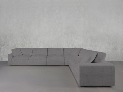 6-Seat Modular Corner Right Sectional