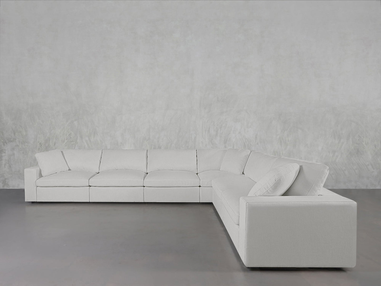 6-Seat Modular Corner Right Sectional