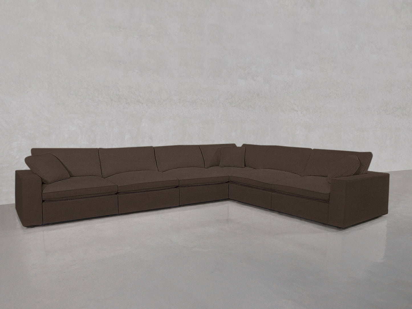 6 - Seat Modular Corner Right Sectional - AZ Discount Furniture & Mattress