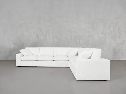 6 - Seat Modular Corner Right Sectional - AZ Discount Furniture & Mattress
