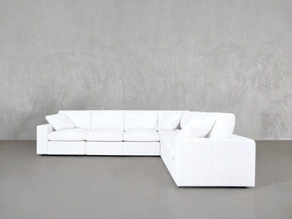 6 - Seat Modular Corner Right Sectional - AZ Discount Furniture & Mattress