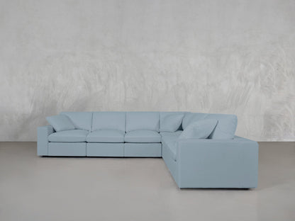 6 - Seat Modular Corner Right Sectional - AZ Discount Furniture & Mattress