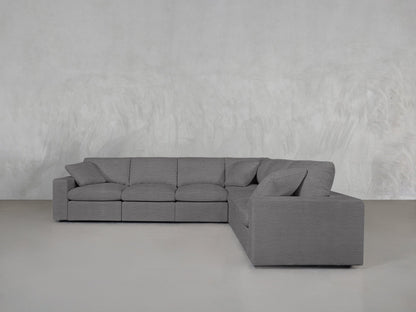 6 - Seat Modular Corner Right Sectional - AZ Discount Furniture & Mattress