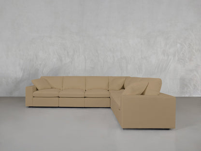 6 - Seat Modular Corner Right Sectional - AZ Discount Furniture & Mattress