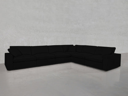 6-Seat Modular Corner Right Sectional