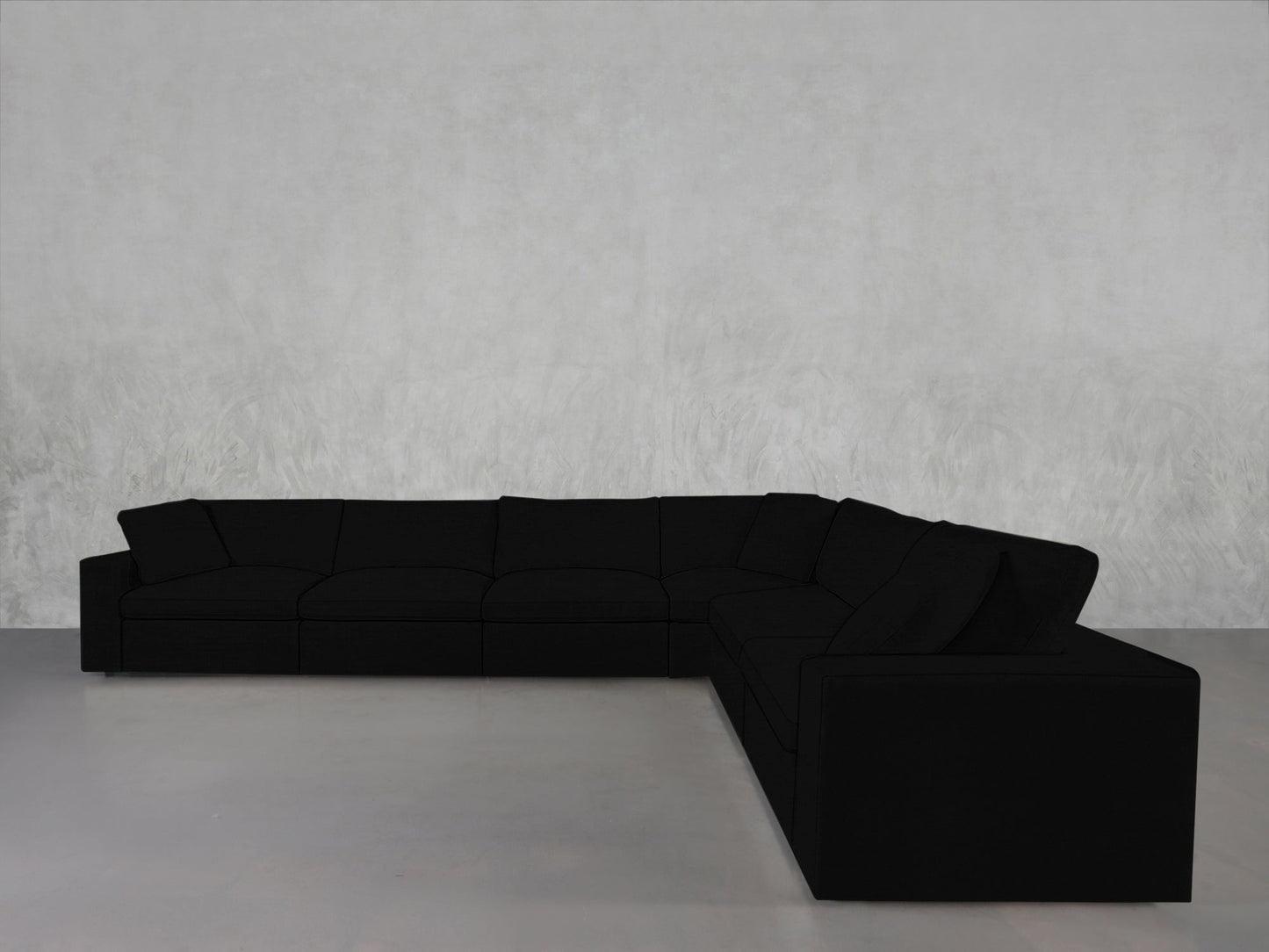 6-Seat Modular Corner Right Sectional